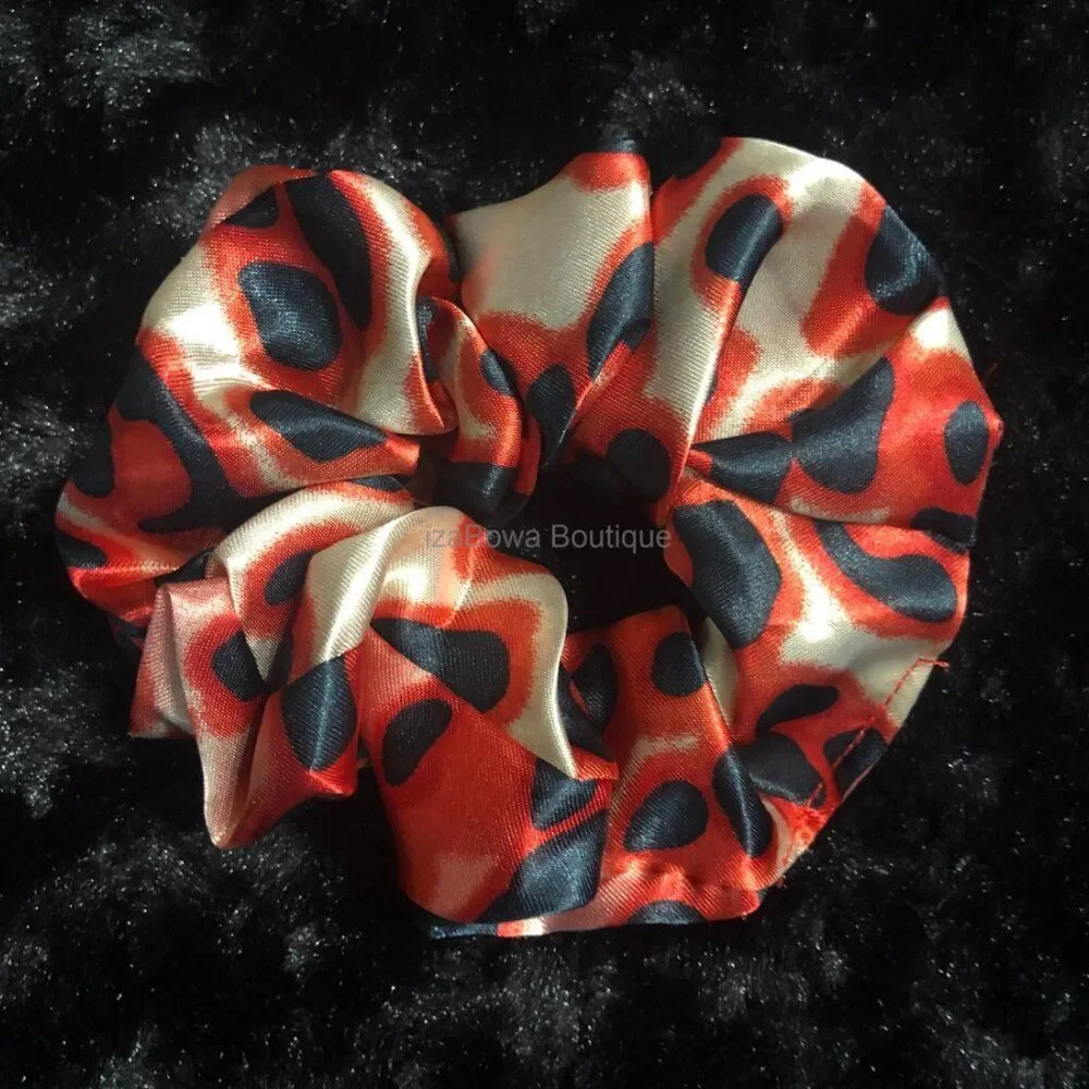 Bundle (6) Satin Scrunchie   SC8116  - KIDS  Handmade NWT Boutique